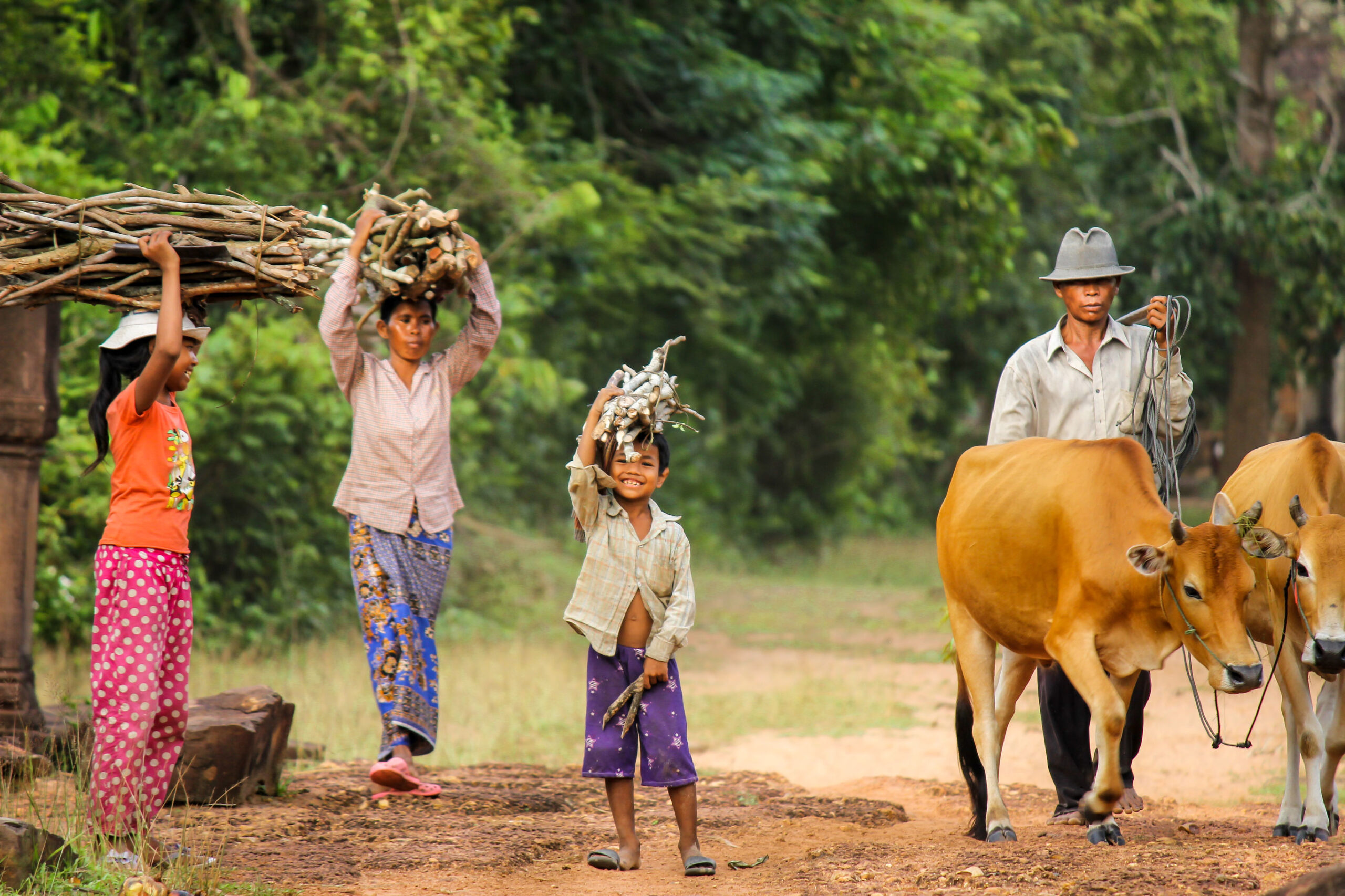 Het lokale leven in Cambodja