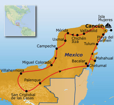 Groepsrondreis Mexico