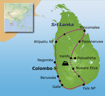 Familiereis Sri Lanka