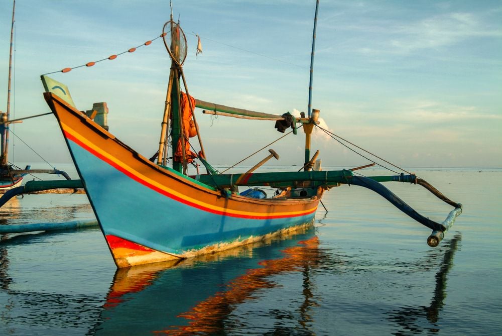 Tempels en strand op Java en Bali