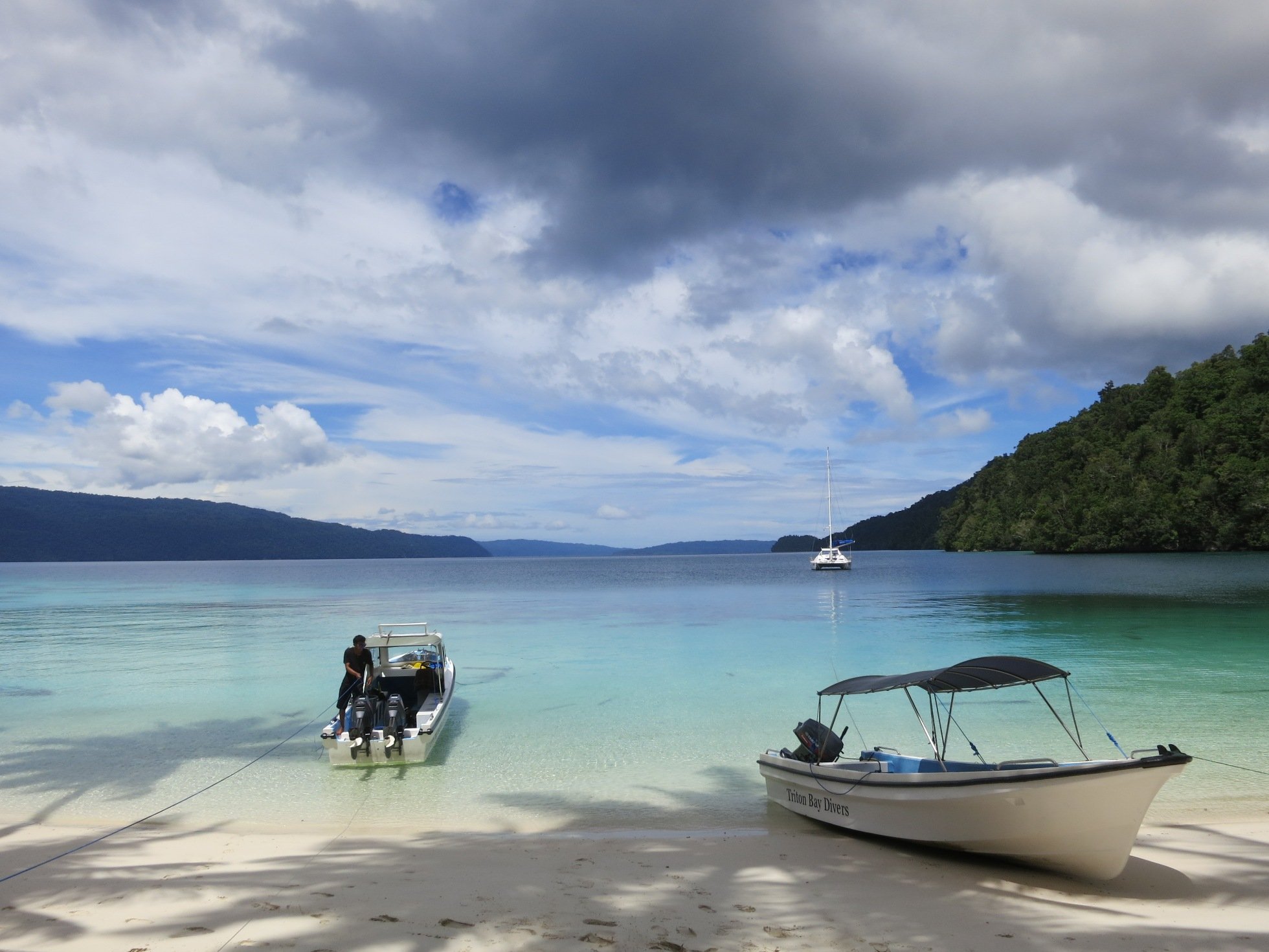 Bouwsteen 8 dagen duiken Triton Bay