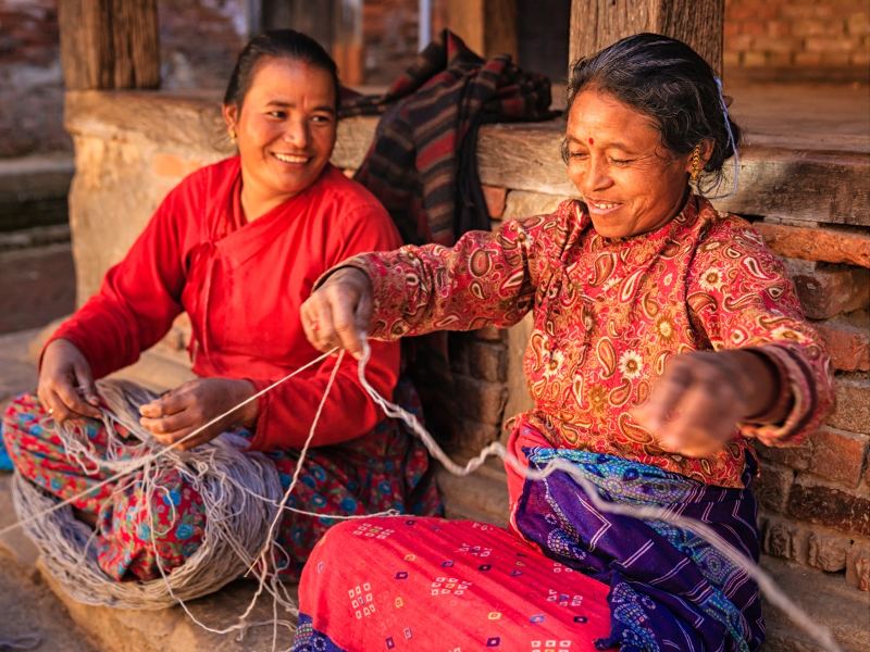 Nepal volgens Riksja
