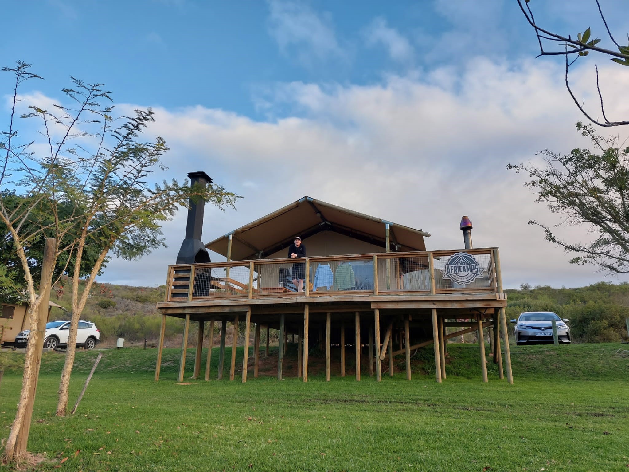 Familie glamping avontuur