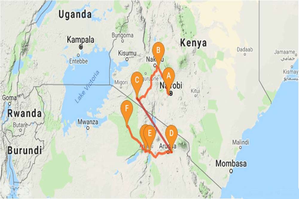 13 daagse East Africa Trails Lodge en Tented Camp groepssafari