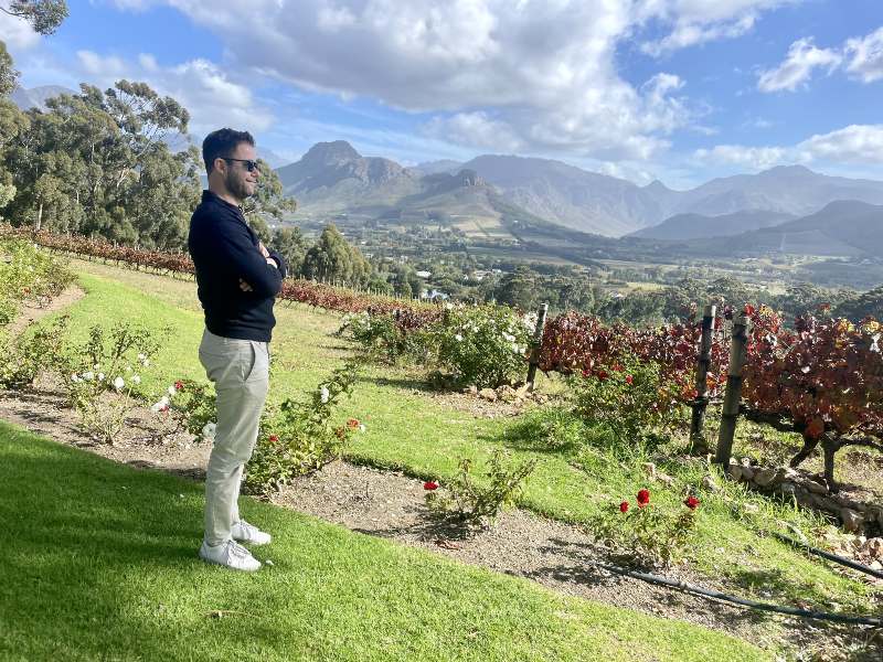 Over zebrapad naar Tafelberg