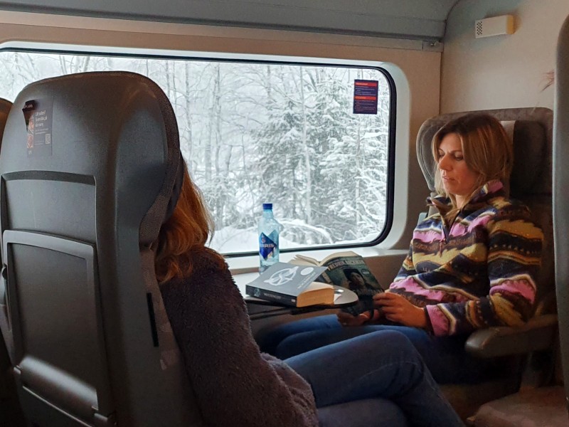 Winterreis Noorwegen met de trein: Huskysafari en fjordcruisen