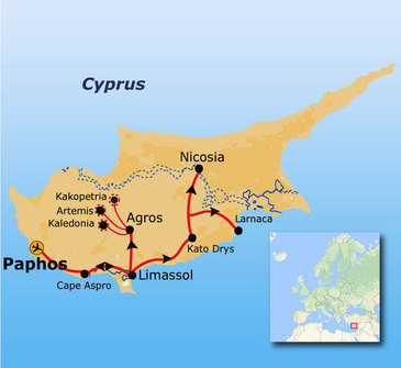 Wandelvakantie Cyprus