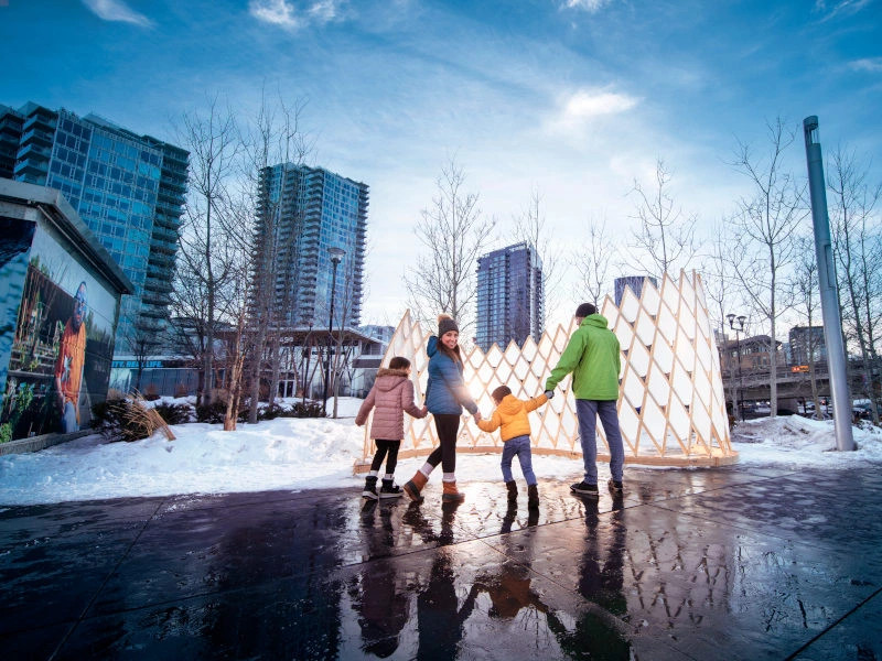 Winter in West-Canada