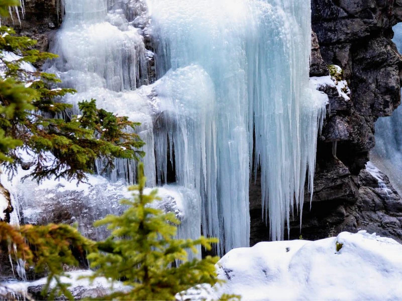 Winter in West-Canada