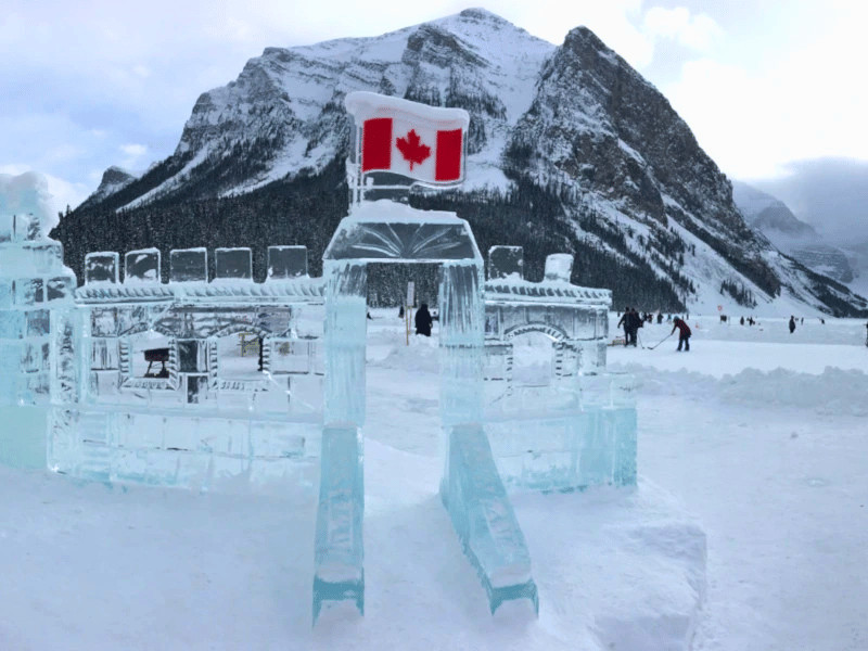 Winter in West-Canada