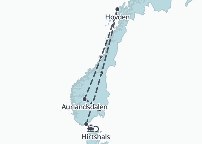 Autorondreis Noorwegen met kinderen