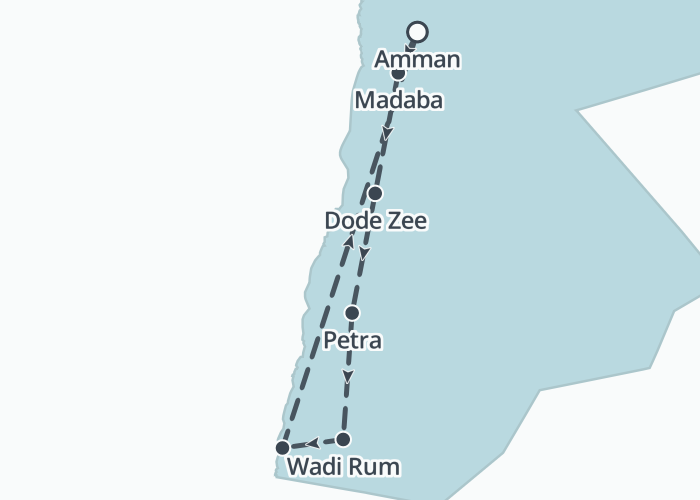 Jordanië highlights (self-drive)
