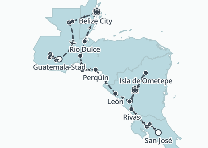 Groepsrondreis Trans-Midden-Amerika