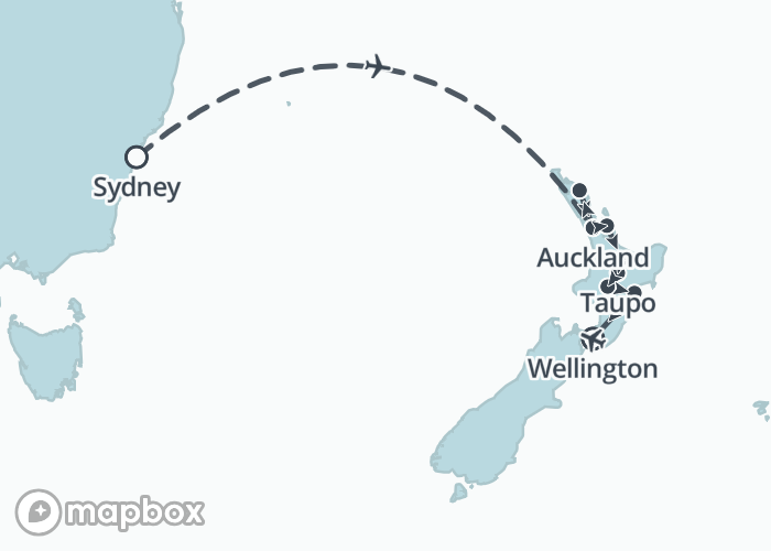 Sydney en vulkanisch Nieuw-Zeeland