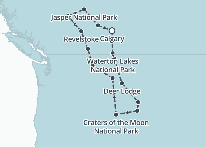 West-Canada en Amerikaanse Rockies