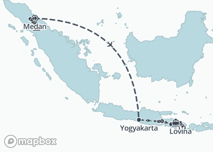 Rondreis Sumatra, Java & Bali