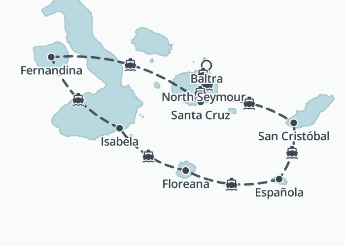 Galapagos cruise per Isabela III