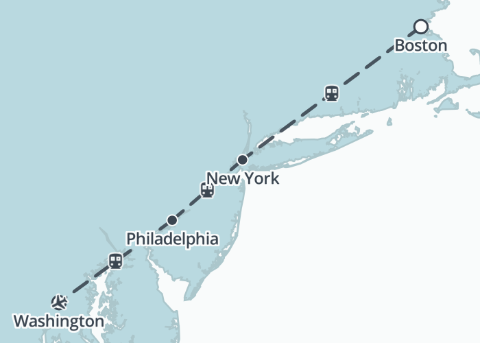 Noordoost Amerika by Rail