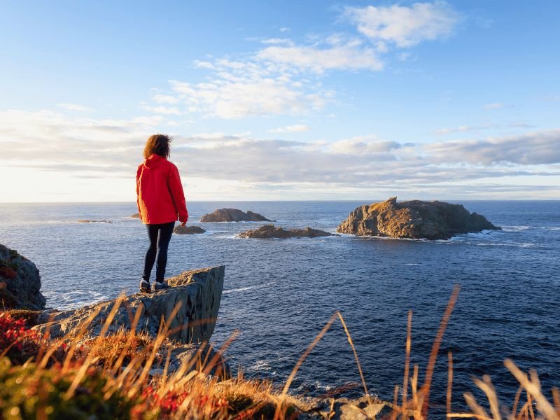 IJsbergen, fjorden en vissersdorpjes in Newfoundland
